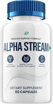 (1 Pack) Alpha Stream Supplement for Men   AlphaStream Plus Pills Advanced