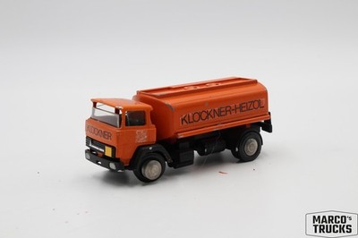 Cursor Magirus Deutz Tank Lkw Klockner Heizöl defekt orange 1:50 /CU29