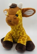 Melissa  Doug Sitting Soft Plush Baby Giraffe Stuffed Animal 11  