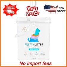 NEW PrettyLitter Health Monitoring Cat Litter Unscented Non-Clumping 12lb Pail