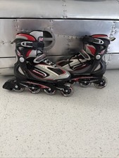 Men's Bladerunner Inline Skates Black/Red/Gray Size 9 Abec 5 78A