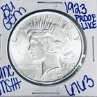 1923 BU UNCIRCULATED SILVER PEACE DOLLAR AUTHENTIC U.S. MINT FREE SHIPPING 6763
