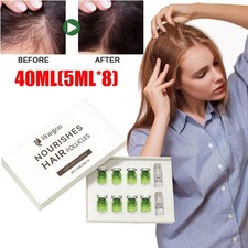 8Pcs/Set Hair Regrowth System Advanced Hair Growth Treatment with Ginseng Serum