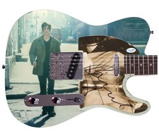 The Verve Richard Ashcroft Signed Custom Graphics Guitar ACOA