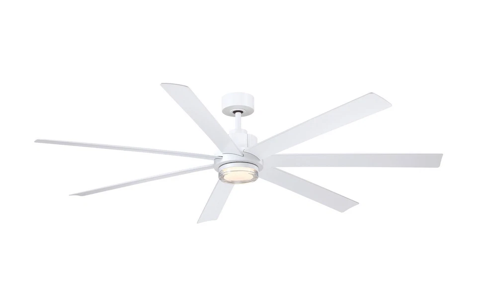 Matte White 72"Ceiling Fan from the Pendry 72 Collection - Image 2 of 2