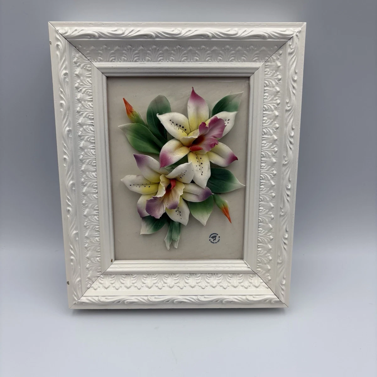 Las mejores ofertas en Flores Capodimonte enmarcado | eBay