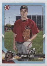 2018 Bowman Prospects Sky Blue 457/499 Taylor Clarke #BP113 0k3p