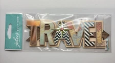  Jolee's Boutique TRAVEL TITLE Scrapbooking Sticker 