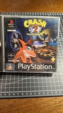 Crash Bandicoot 2 PS1 Custodia Fronte Rotta Libretto Mancante Disco Funzionante