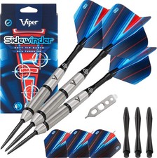 Viper by GLD Products Sidewinder 80 Tungsten Steel Tip Darts, 23 Grams,Black,23