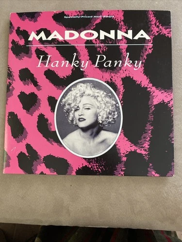 Vinyl 12 inch maxi Single , Madonna, Hanky-Panky 33, 1990, Vintage