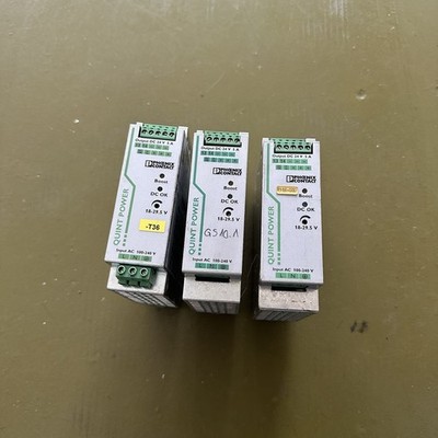 3x Phoenix Contact QUINT-PS/1AC/24DC/5 HutschienenNetzteil