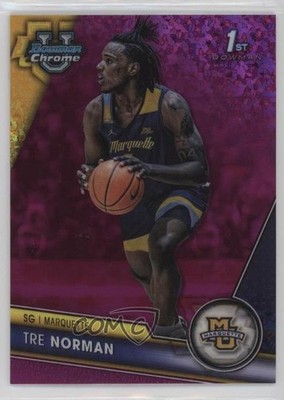 2023 Bowman U Chrome Fuchsia Mini-Diamond Refractor 40/150 Tre Norman #87 05ol