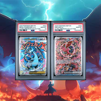 Pokemon Promo 023 MEGA CHARIZARD X EX PSA 10 024 ORICORIO EX PSA