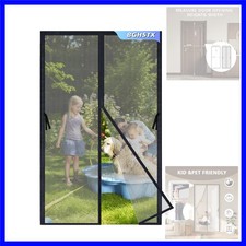 Magnetic Screen Door - Bugs Out, Breeze in - Heavy Duty Double-Stitched Mesh,...