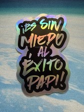 Christian Jesus Cross Holographic Sticker Religious Faith BibleVerse Vinyl Decal