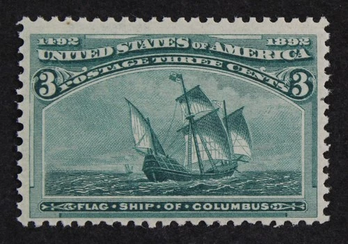 CKStamps: US Stamps Collection Scott#232 3c Columbian Mint NH OG