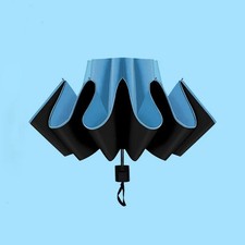 Compact Reverse Umbrella for Rain and UV Protection Inverted Folding Umbrellas w