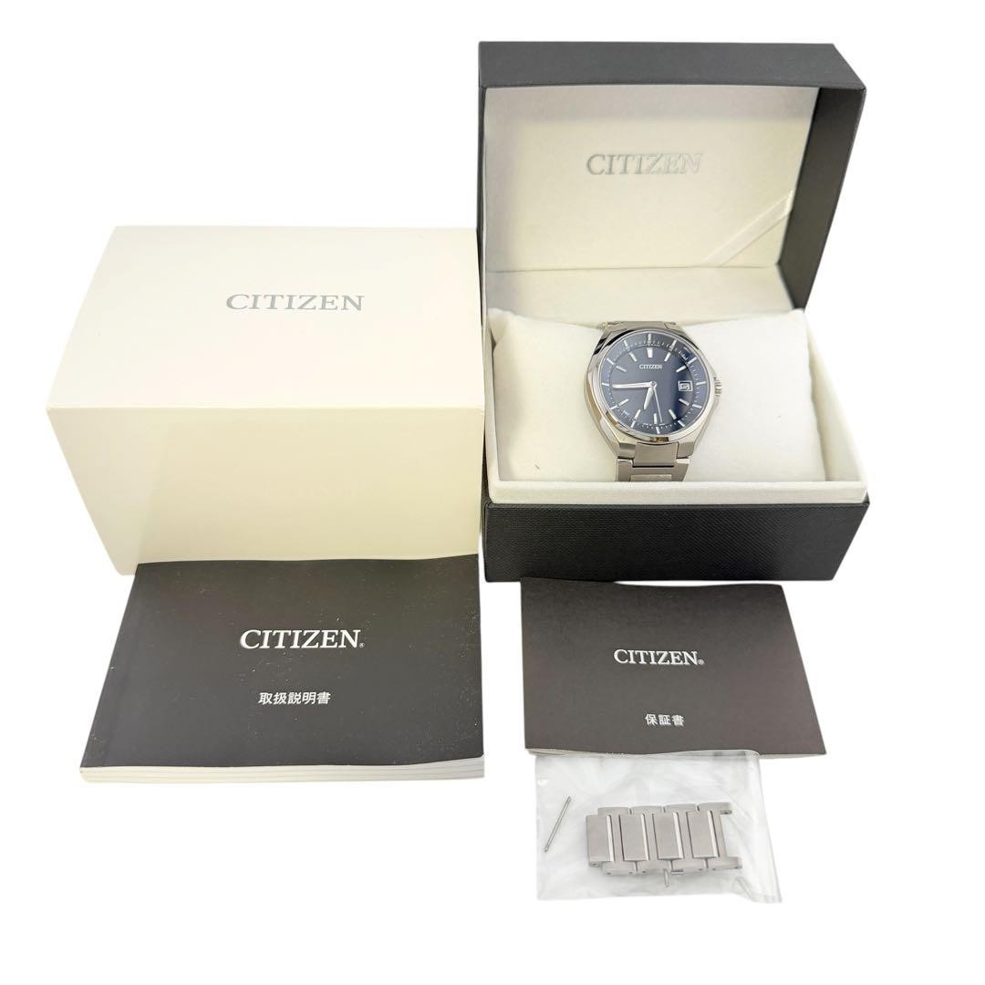Citizen Atessa CB3010-57L Titanium Blue Solar Watch From Japan image 2