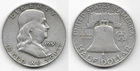 1959 D Franklin half dollar 50 cents 50c very fine VF Denver