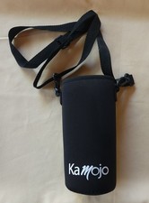 Kamojo Thermo Trinkflaschenträger Neoprenhülle schwarz verstellbarer Riemen
