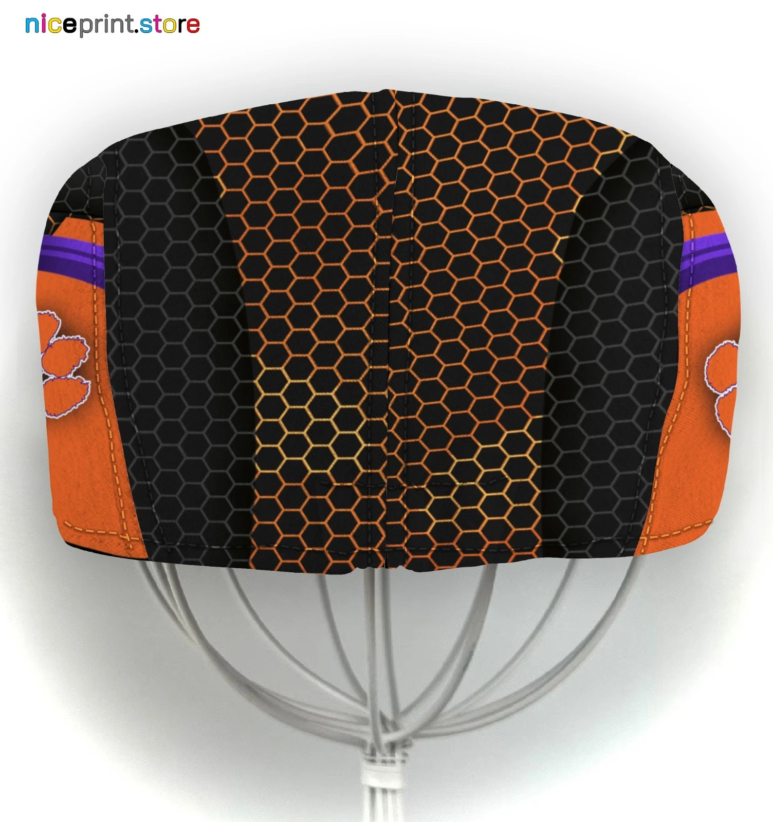 Clemson Team Tigers Jeff Cap NCAA Newsboy Cap Golf Cap Driving Hat for Men