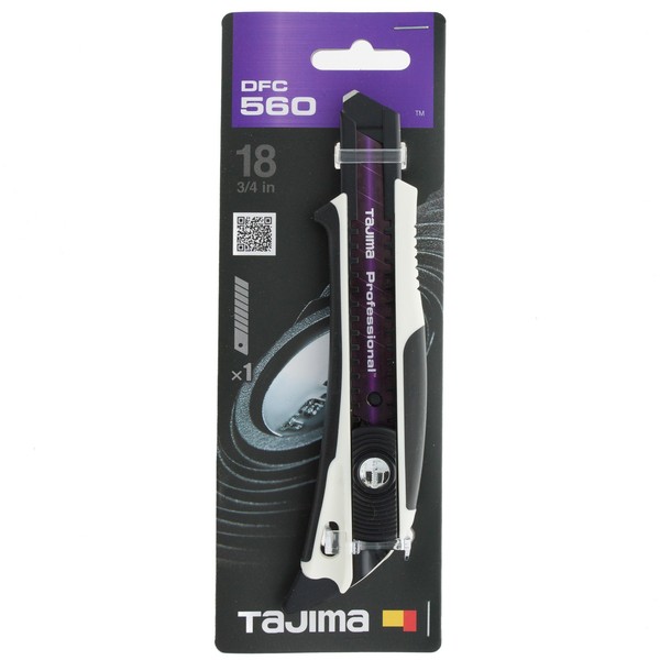 Tajima Dorafin Cuttermesser 18 Mm Mit Finne Cutter Teppichmesser Abbrechmesser-image