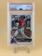 2018 Topps Holiday Juan Soto #THJSO PSA 10 Rookie Card Bowman