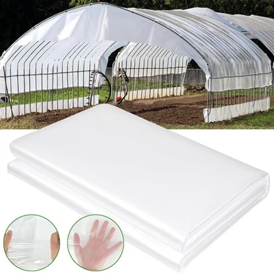 MARKENLOS Gewächshausfolie Polyethylenfolie Transparent Gartenfolie Tomatenhaus Folie