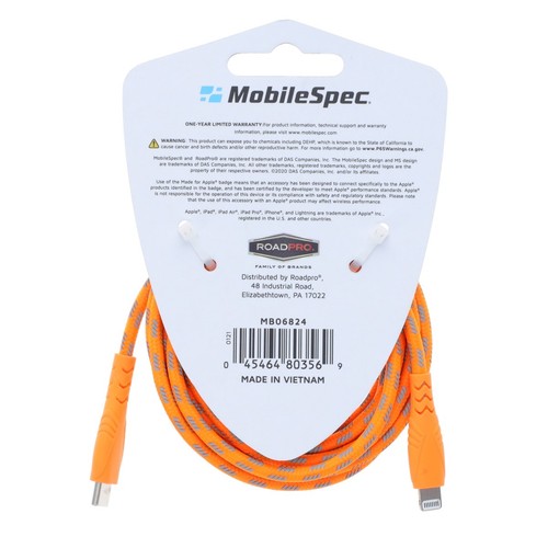 Mobilespec Shield MB06824 MS 7' Hi Vis auf C-Kabel oder - Bild 6 von 6