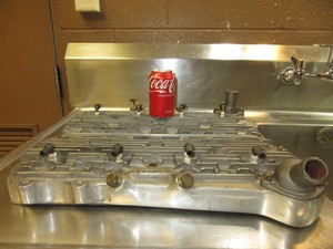 FENTON ALUMINUM HEADS FORD FLATHEAD V8 ENGINE 24 STUD AUTHENTIC ORIGINALS NICE