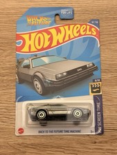 Hot Wheels Back to the Future Time Machine Delorean