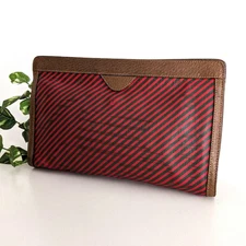 Good quality Gucci vintage Regate leather clutch bag for women and men From JPN