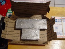 Linotype bars very well cleaned. Ready to cast bullets. 11 's