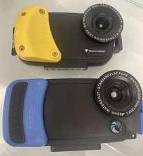 Zestaw 2 podwodnych obudów aparatu Watershot Pro iPhone 6 /6S. Płaski i szeroki kąt