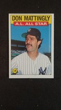 1986 Topps Baseball card # 712 Don Mattingly   (VG to EX)