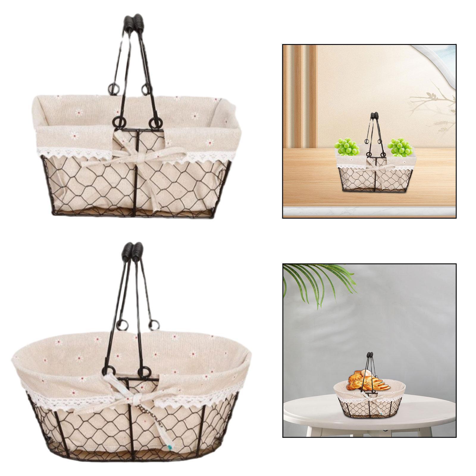 Storage Basket Simple Pantry Baskets for Shelves Home Decoration Living Room