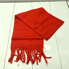 Wander Agio Red Cashmere Long Pashmina Blanket Scarf Adult One Size NEW