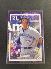 2021 Bowman Platinum Precious Elements Purple 195/250 Austin Martin Blue Jays