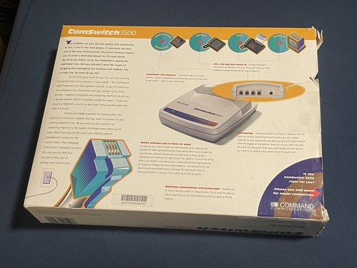 Command Communications Com (CS3500) 4-Ports External Switch - Picture 2 of 4