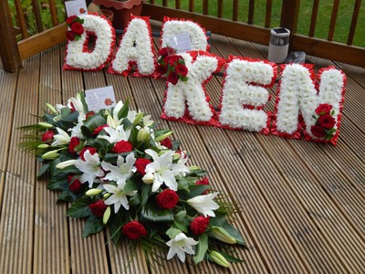 Fresh Funeral Flowers Letter Tribute Birmingham Delivery Only Ebay