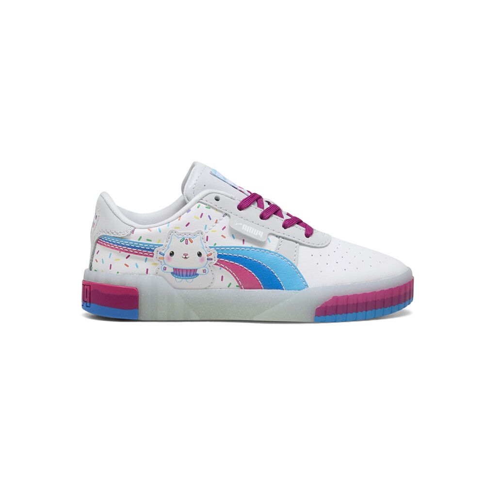 Кукольный домик Puma Cali Gabbys Cakey Cat с графическим рисунком на шнуровке для маленьких девочек в белом цвете