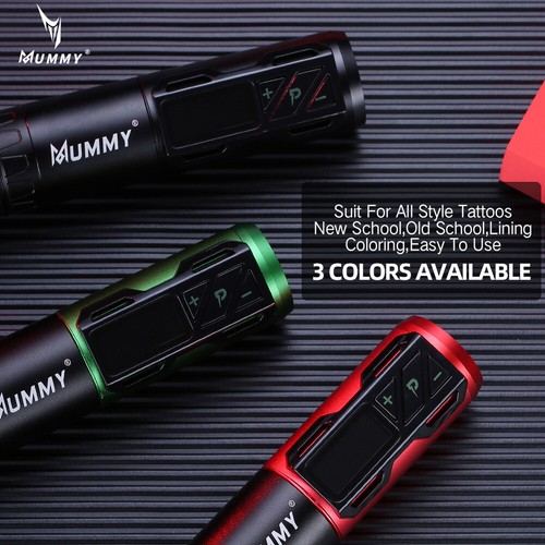 Mummy Tattoo Machine High Capacity Battery Wireless Tattoo Pen For Liner Shader - 第 38/48 張圖片