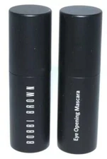 Lot of 2 Bobbi Brown Eye Opening Mascara in BLACK .17oz each Travel Sizes