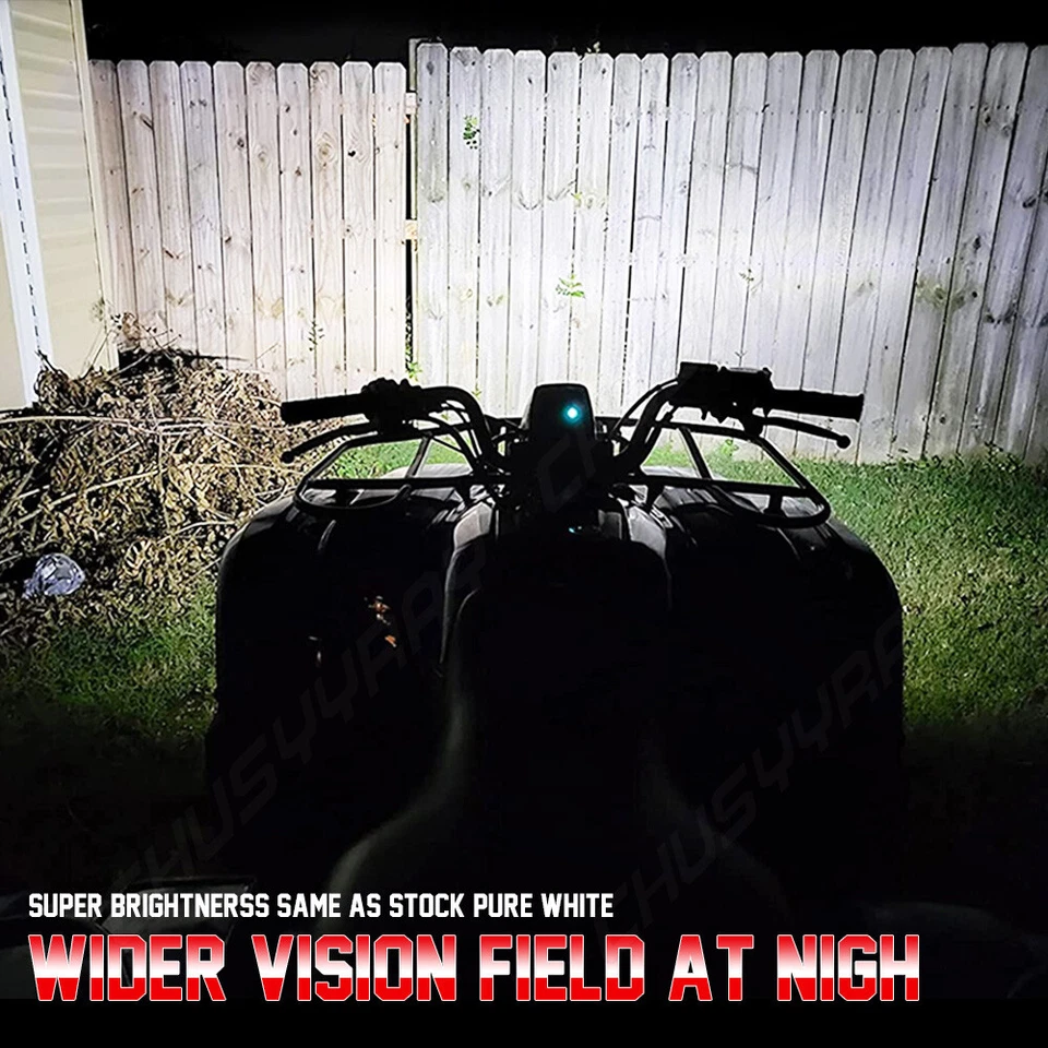 Bombilla de faro LED para Kawasaki KLT110 84-86 KLT160 85 KSF250 Mojave 250 87-04 Foto 2 de 4