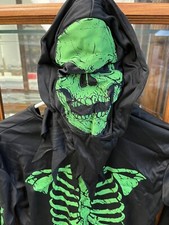 Skeleton Phantom Boy Girl Halloween Costume Med Boys 8-10 Fun World New 