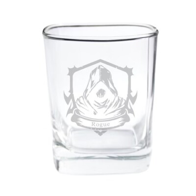 Lasergraviertes Rogue Rollenspiel Gamer's Mixer Glas