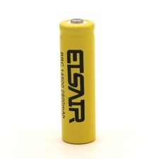 ETSAIR 14500 Battery 2800mAh 3.7V Rechargeable Batteries Cell / Charger Lot
