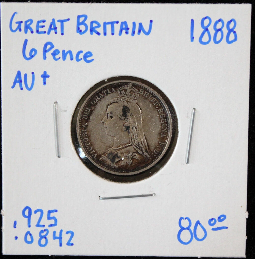 1898年(128年前) イギリス(大英帝国) 4ペンス銀貨 銀品位(.925) 1888 Year UK Coins for sale | eBay