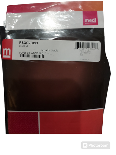 NEU CircAid Medi Komfort CoverUp für ganzes Bein Größe Small schwarz RSOCV009C - Bild 2 von 2